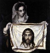 GRECO, El St Veronica Holding the Veil Spain oil painting artist